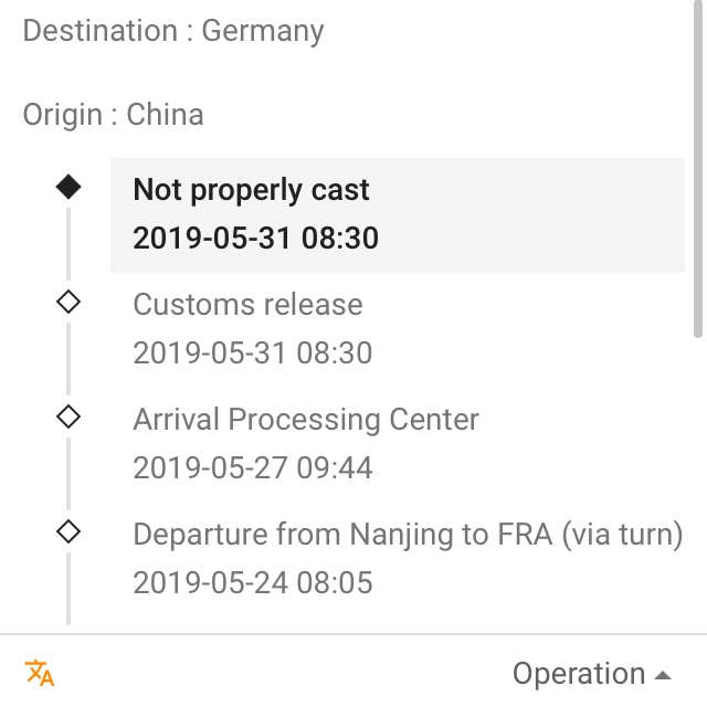 Not Properly Cast Sendungsverfolgung Englisch