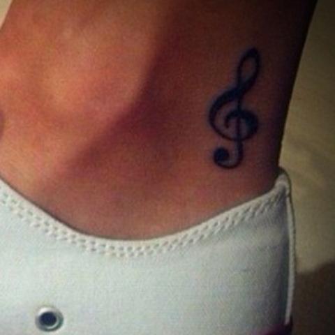 So etwas klein aber nicht dort :) - (Tattoo, stelle)