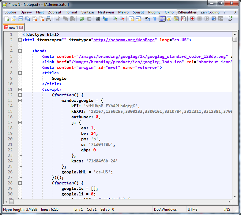 Format Code In Notepad | Looking for good C code formatter – Leo Löwchen