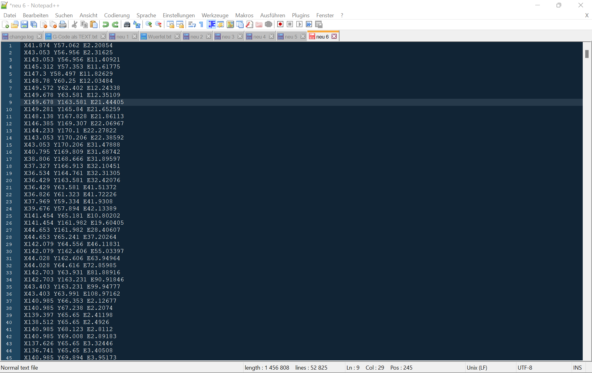 Notepad++ Werte filtern? Technik, programmieren)