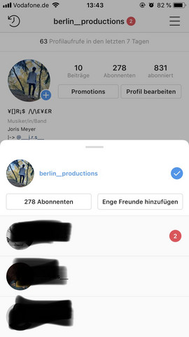 Nur Einen Bestimmten Acc Vom Instagram Konto Loschen Computer Handy Iphone