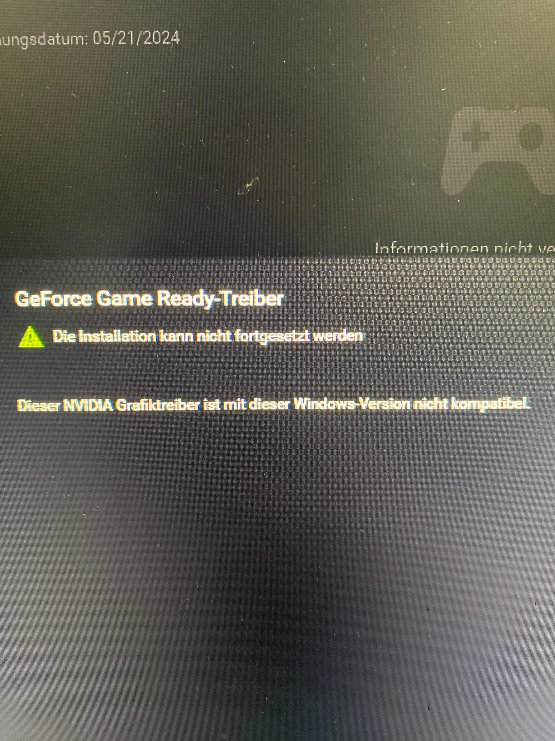 Aion Der Grafiktreiber Konnte Nicht Eingestellt Werden Nvidia grafiktreiber kann ich nicht aktualisieren was tun? (Windows