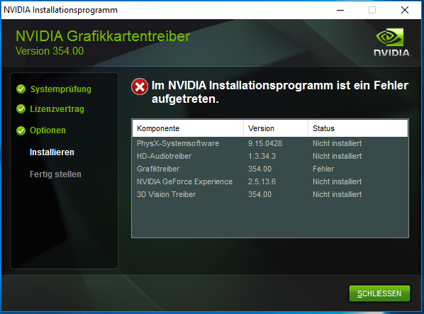 Bild: Wie behebt man den Absturz des Nvidia-Treibers