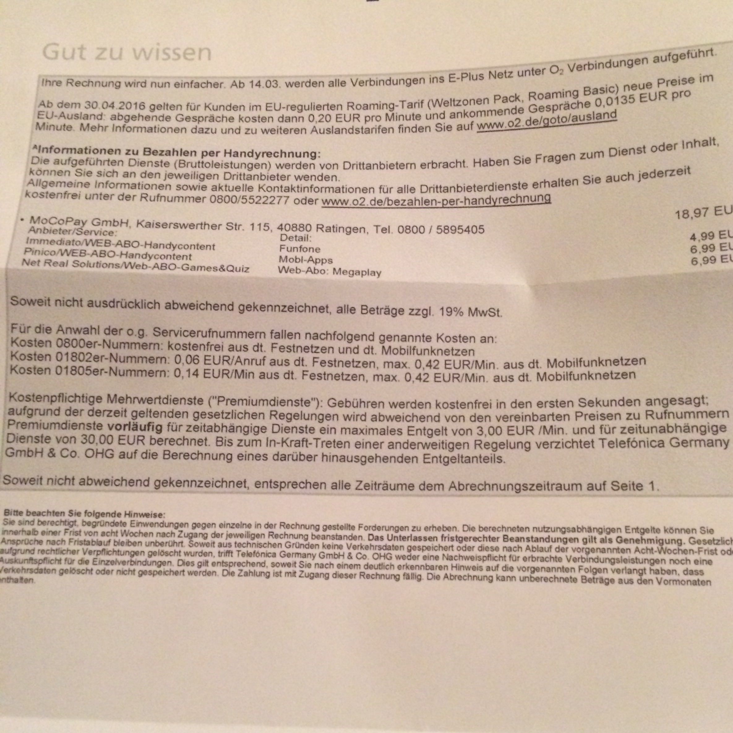 o2 zu viel Geld abgebucht? (Handy, Konto, Netz)