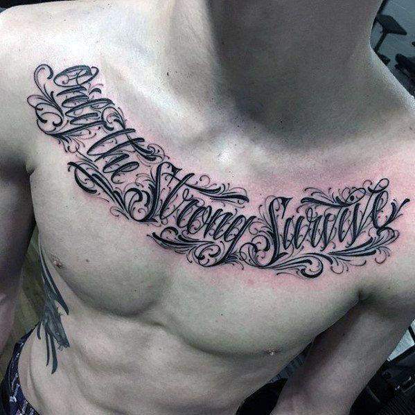 Oberkörper Tattoo? (Körper)