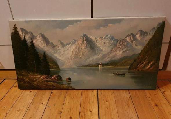 lgem lde K nigssee Signiert Peters K nstler Wert Kunst Malerei lgem lde K nigssee Signiert Peters K nstler Wert Kunst Malerei