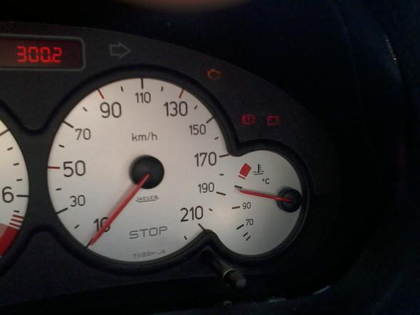 Temperaturanzeige - (Auto, fahren, Öl)