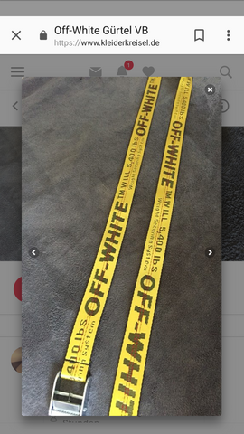 Off White Gurtel Original Kleidung Fake