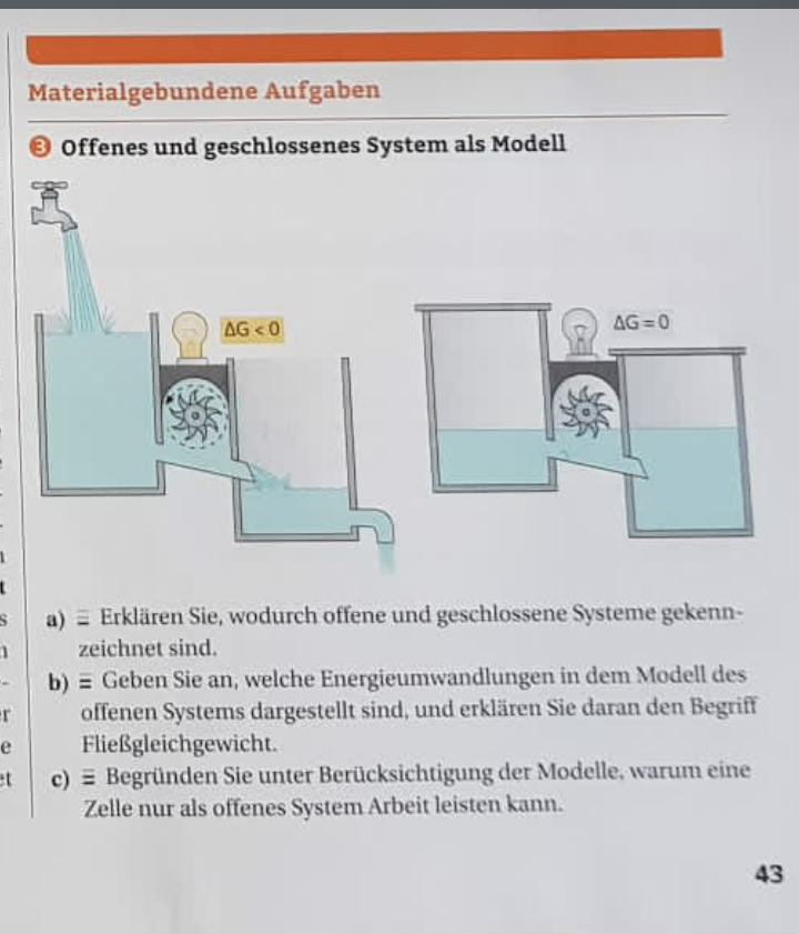 Chemie offener und geschlossener Systeme