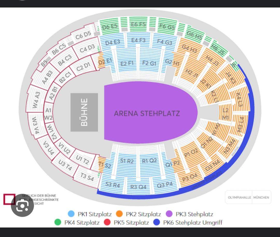 Olympiahalle- wo ist block 01!? (Musik, Konzert, München)