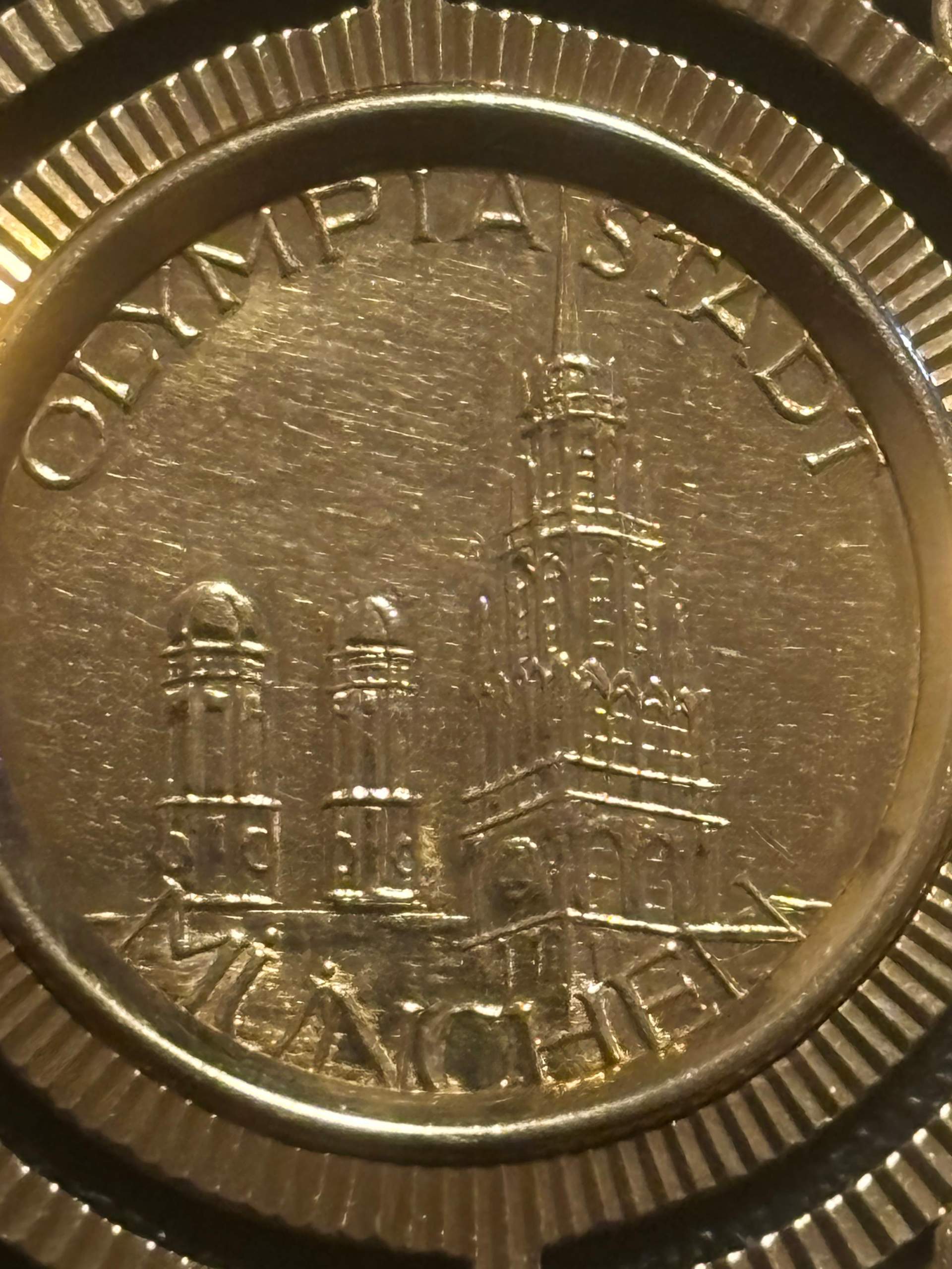 Olympische Münze 1972 Gold? (Geld, Wert, Münzen)