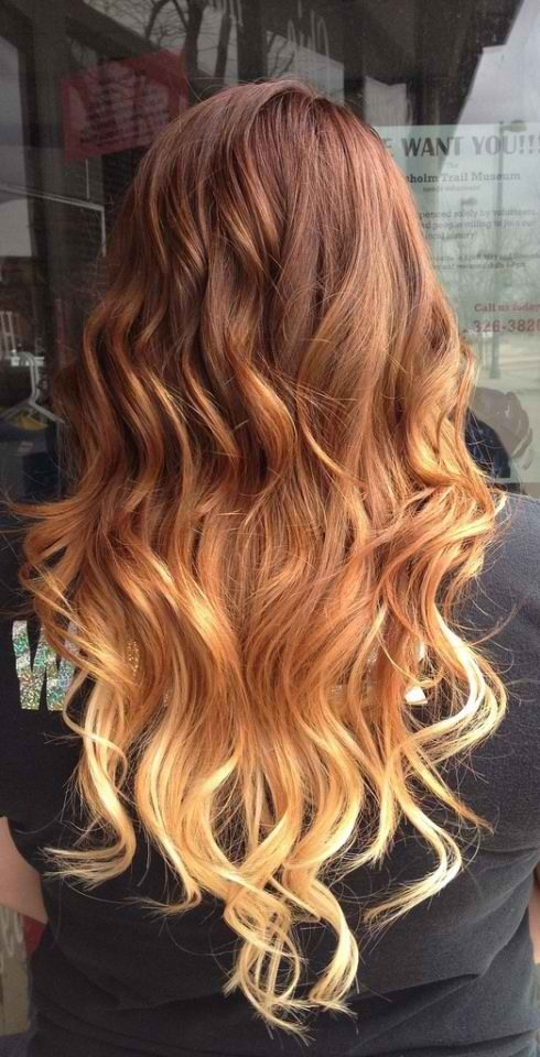 Ombre Hair Auf Gefarbtem Haar Haare Farben Braun