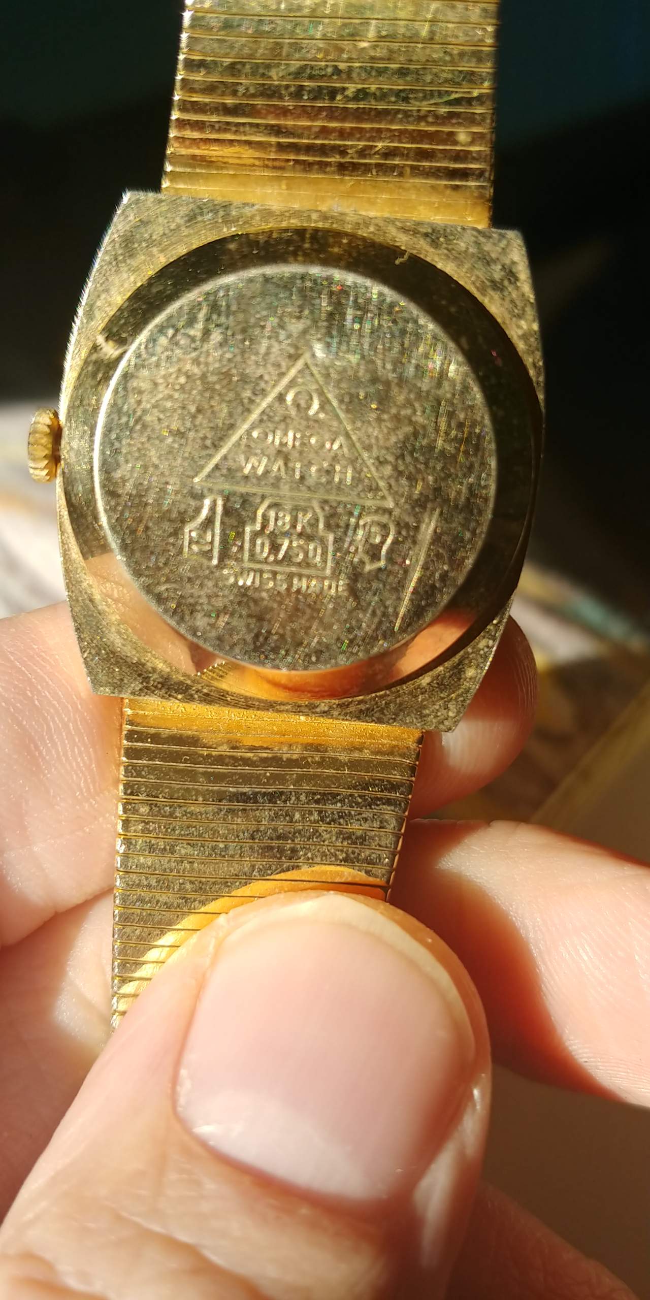 Omega Golduhr Seamaster Antimagnetic 18 K 750 Swiss made? (damenuhr)