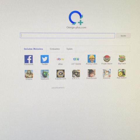 So sieht es aus, wenn ich Chrome starte. - (entfernen, Chrome, Suchmaschine)