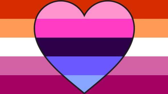 Omniromantisch lesbisch polygenderflux flagge?