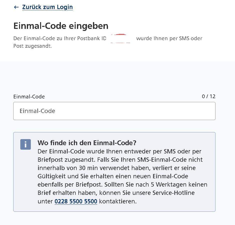 Online Banking Erstanmeldung Postbank? (Account, Konto, Bankkonto)