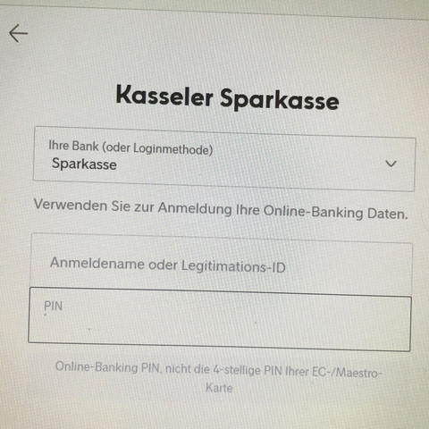 Online Banking Hilfe Bank Sparkasse Shopping