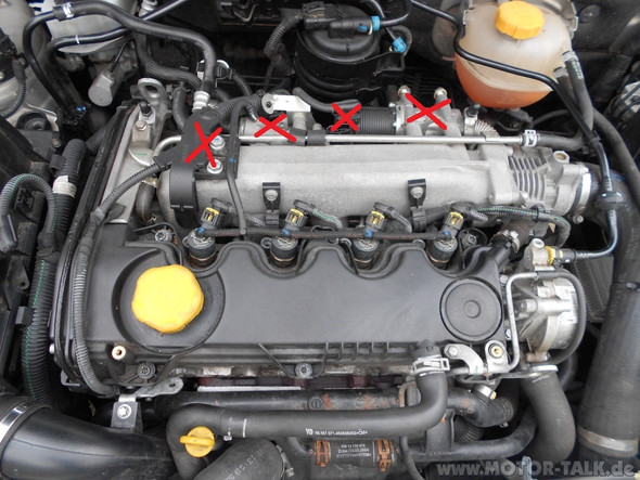 Opel Vectra 1 9 Cdti Wo Sind Die Gluhkerzen Auto