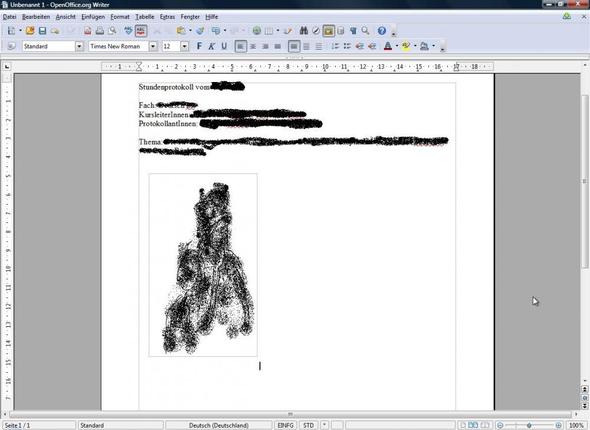 OpenOffice mit Bild - (Bilder, Schreiben, OpenOffice)