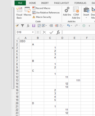 Excel Screenshot - (PC, Programm, programmieren)