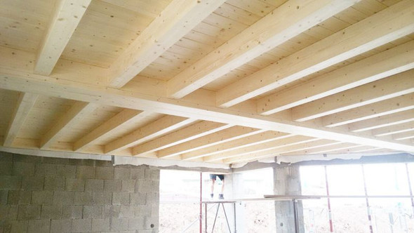 Holzbalkendecke - (Decke, Dachgeschoss, Holzbau)