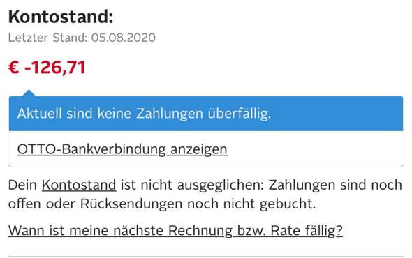Otto Bestellung Noch Nicht Bezahlt Obwohl Ich Mit Paypal Bezahlt Habe Bezahlung Otto De