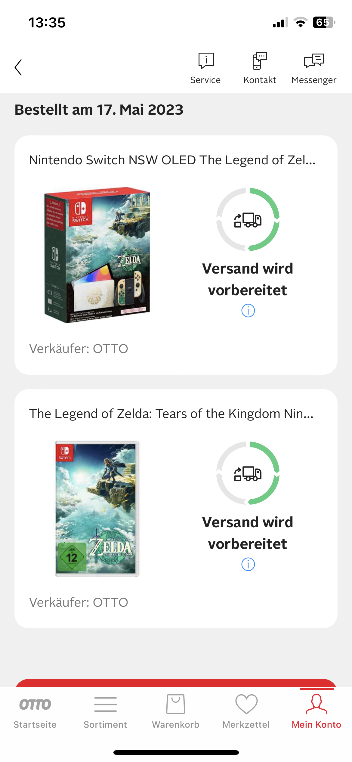 Otto Noch Nicht Versandt Bestellt Wird In Kürze Bearbeitet