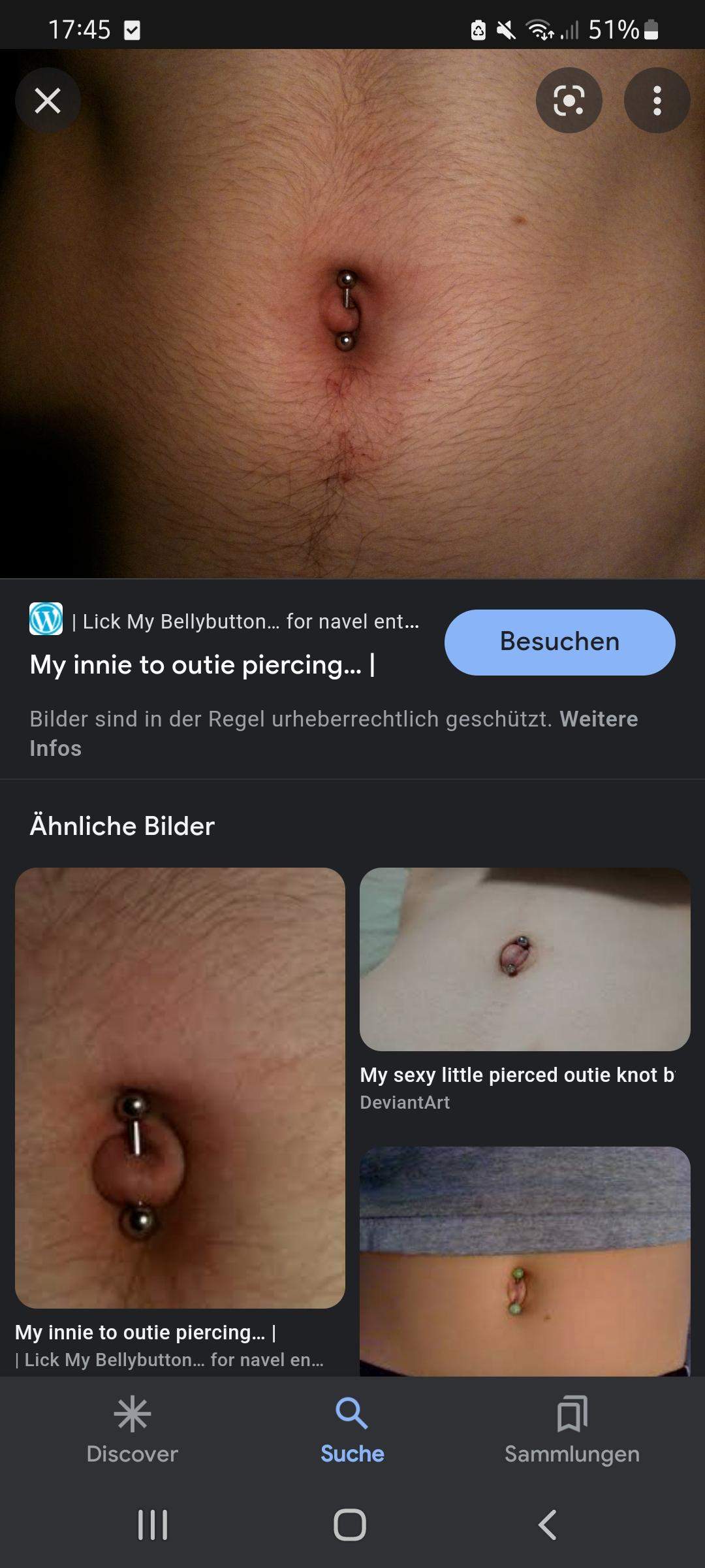 Outie Nabel Piercing Frauen Manner Bauchnabelpiercing