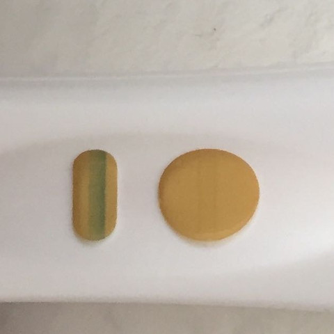 Hier der Test  - (Schwangerschaft, Pille, schwanger)