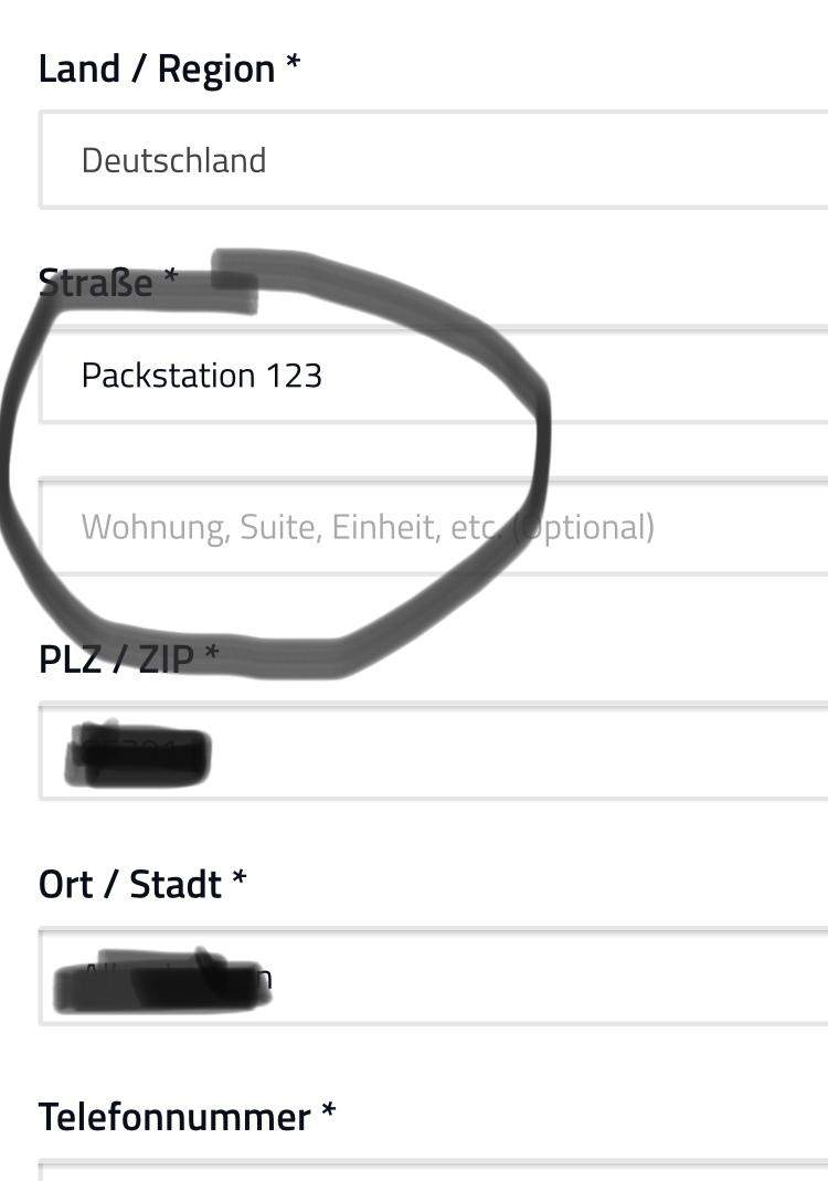 Packstation Adresse richtig? (Deutschland, Post, Paket)
