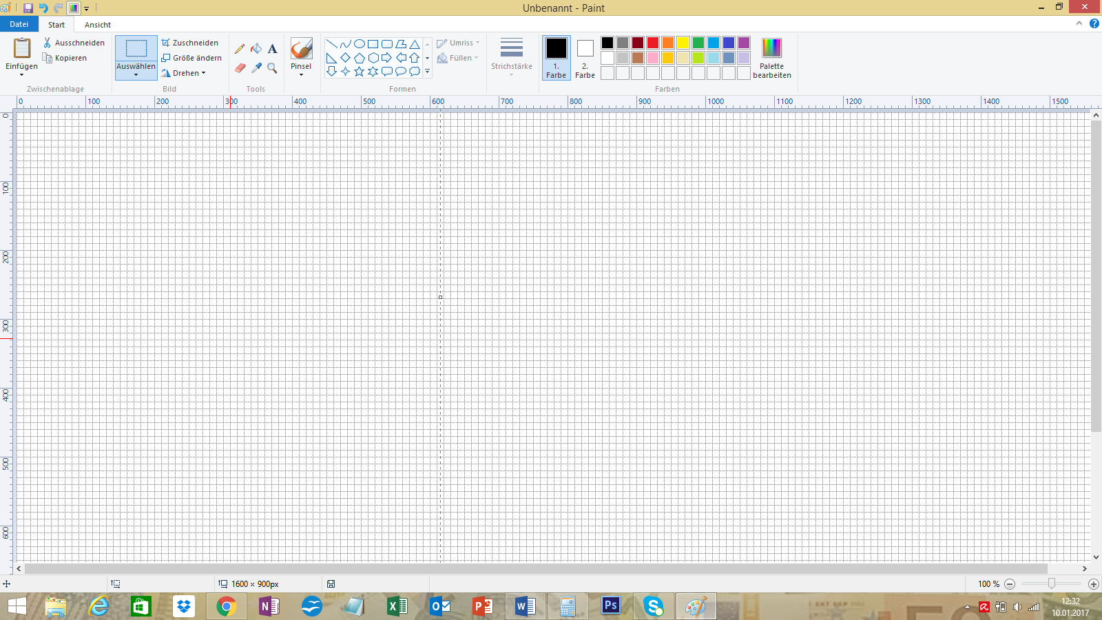 Paint Kästchen entfernen wie?