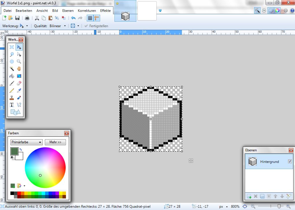 paint.net Auswahl ohne transparenten Hintergrund kopieren & einfügen?  (Bilder, bearbeiten, transparent)