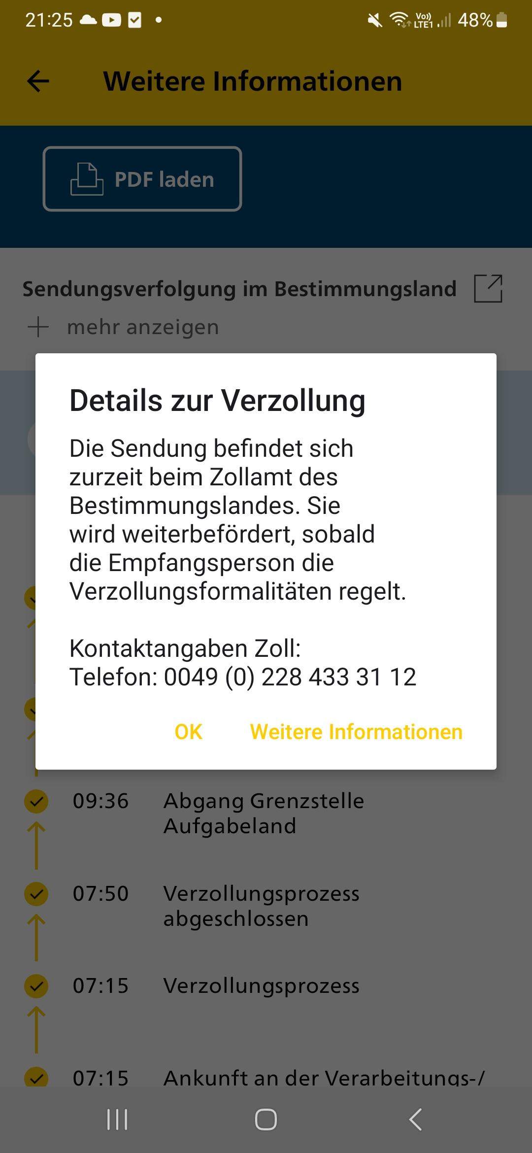 Paket am Zoll? (Post, Versand, DHL)