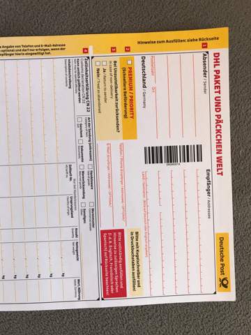 Paket Nach Grossbritannien Schicken Post Dhl
