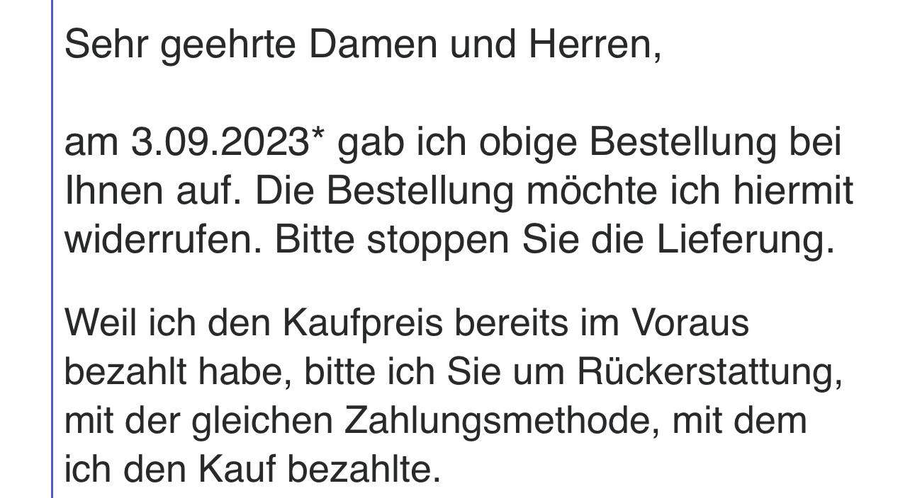 Paket und Rückzahlung nicht erhalten? (Bestellung, Stornierung)
