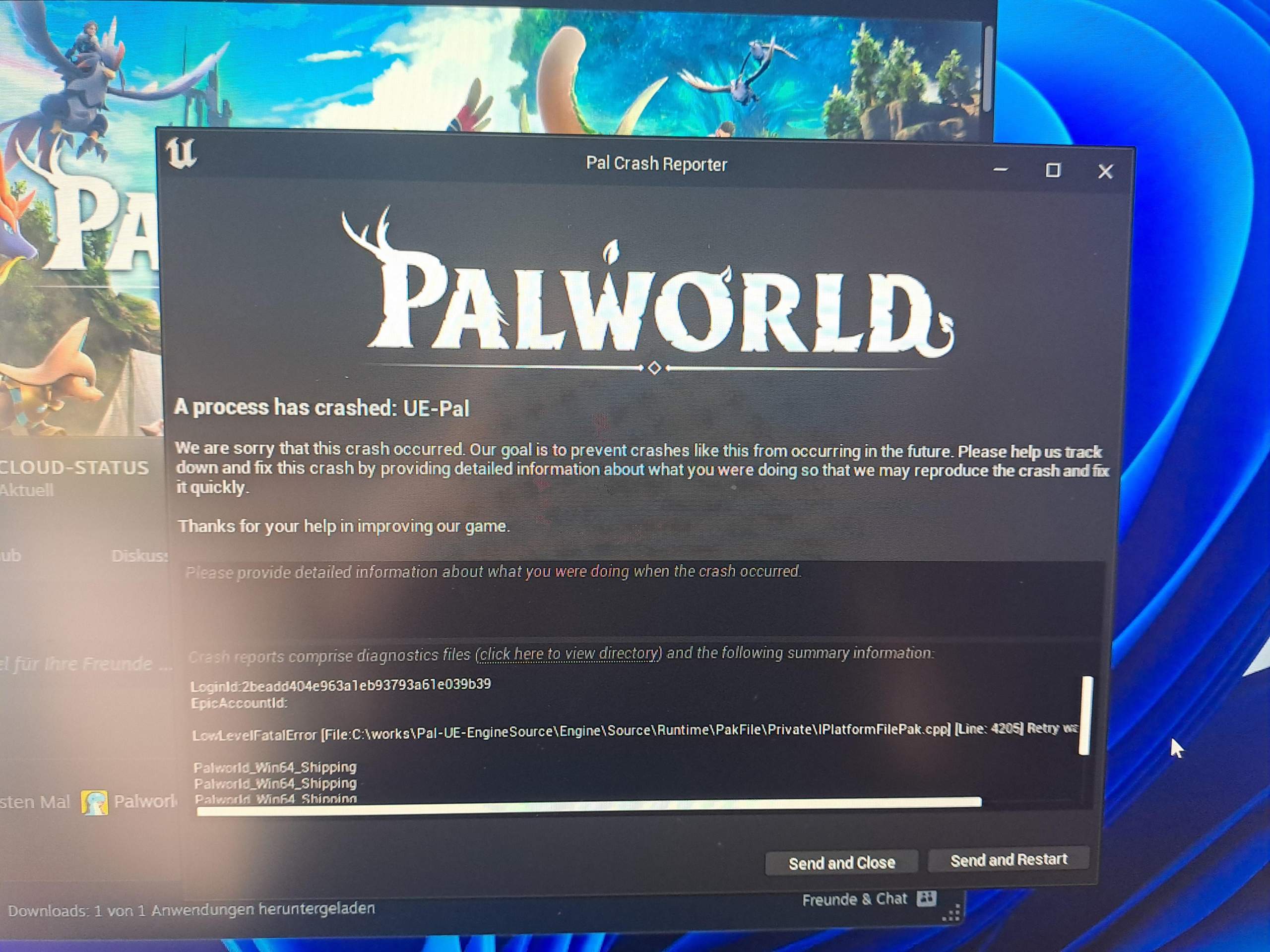 Palworld nicht öffnen? (PC, Computerspiele, Steam)