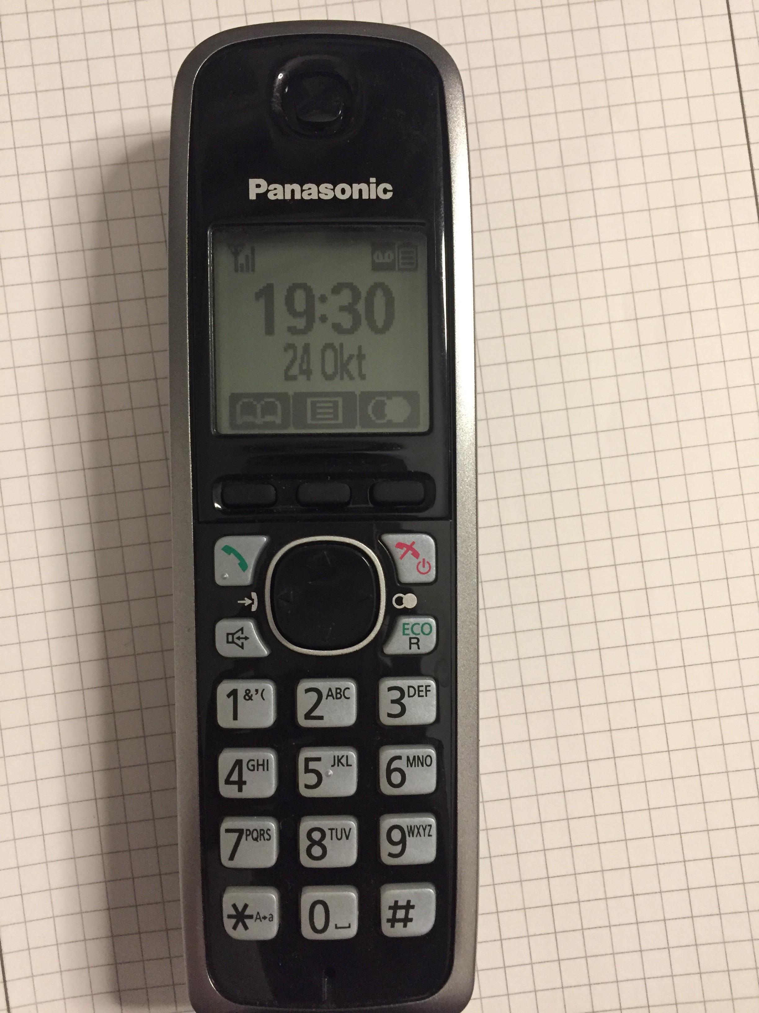 Panasonic letzter Anrufer? (Telefon)