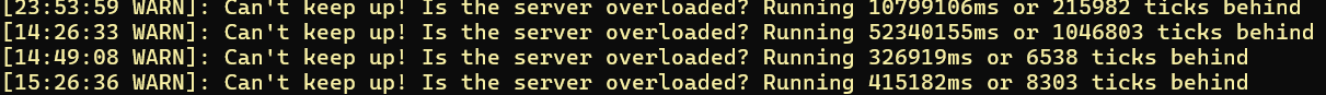 PaperMC Server Overload ohne Spieler? (PC, Minecraft, Minecraft Server)