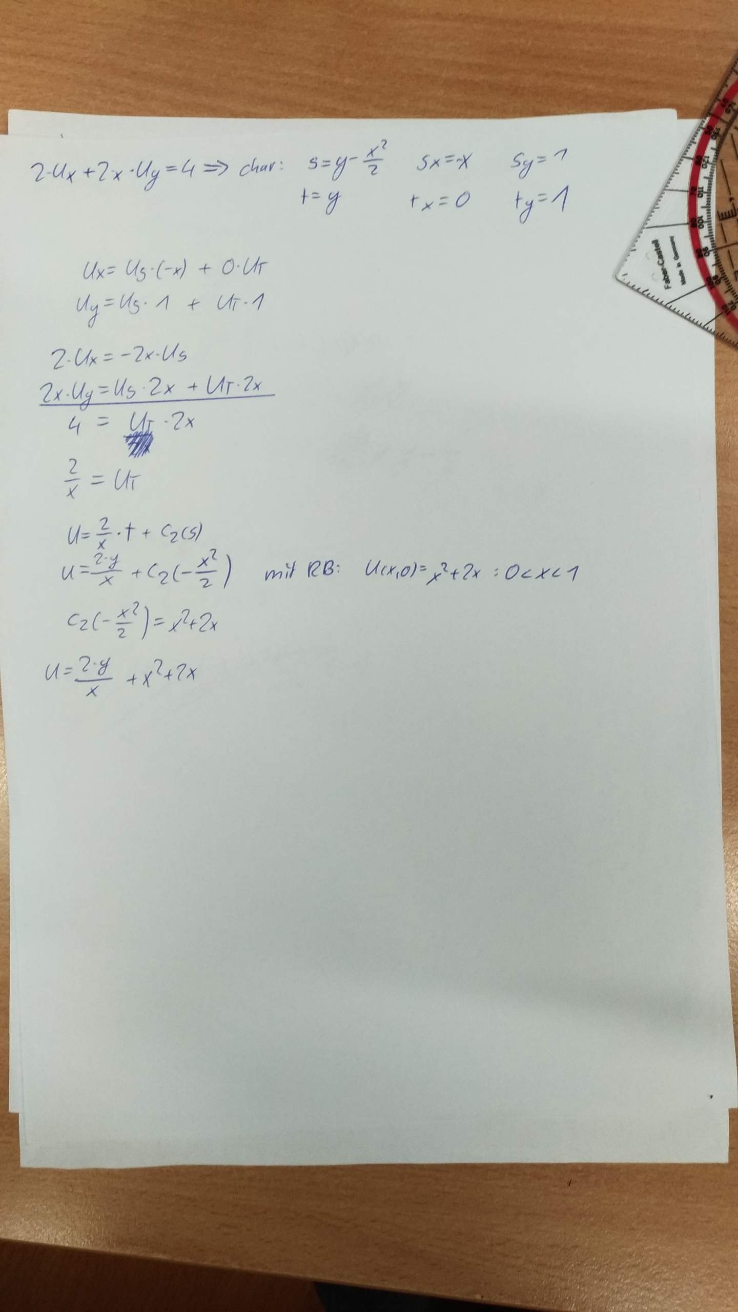 Partielle Differentialgleichungen? (Schule, Mathematik, Universität)