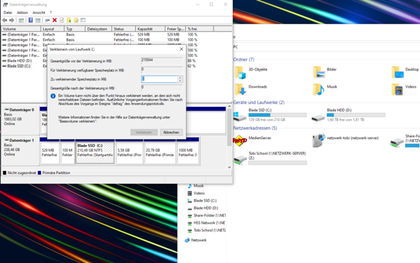 Partition Kann Nicht Verkleinert Werden Computer Pc Technik