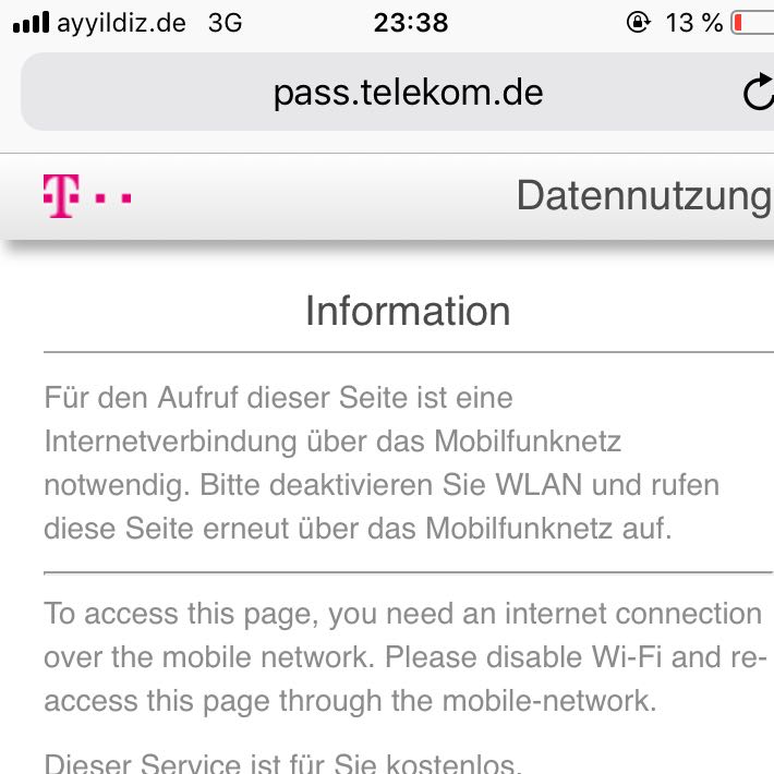 Pass Telekom Datenvolumen Geht Nicht Wlan