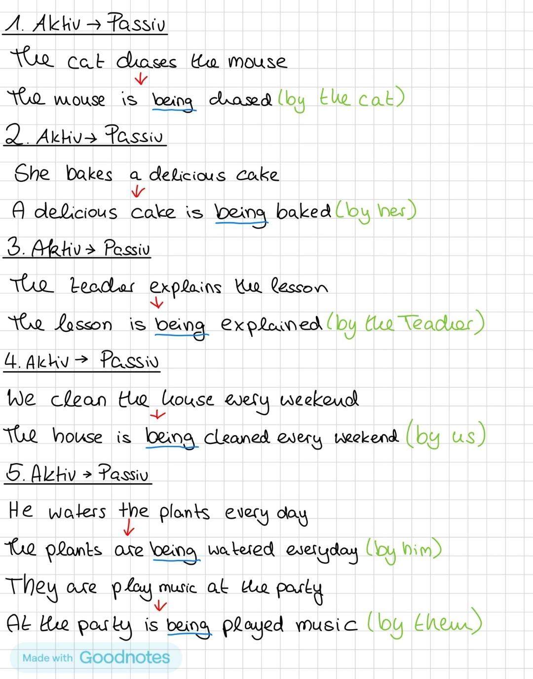 Passiv? (Grammatik, Hausaufgaben, Übersetzung)