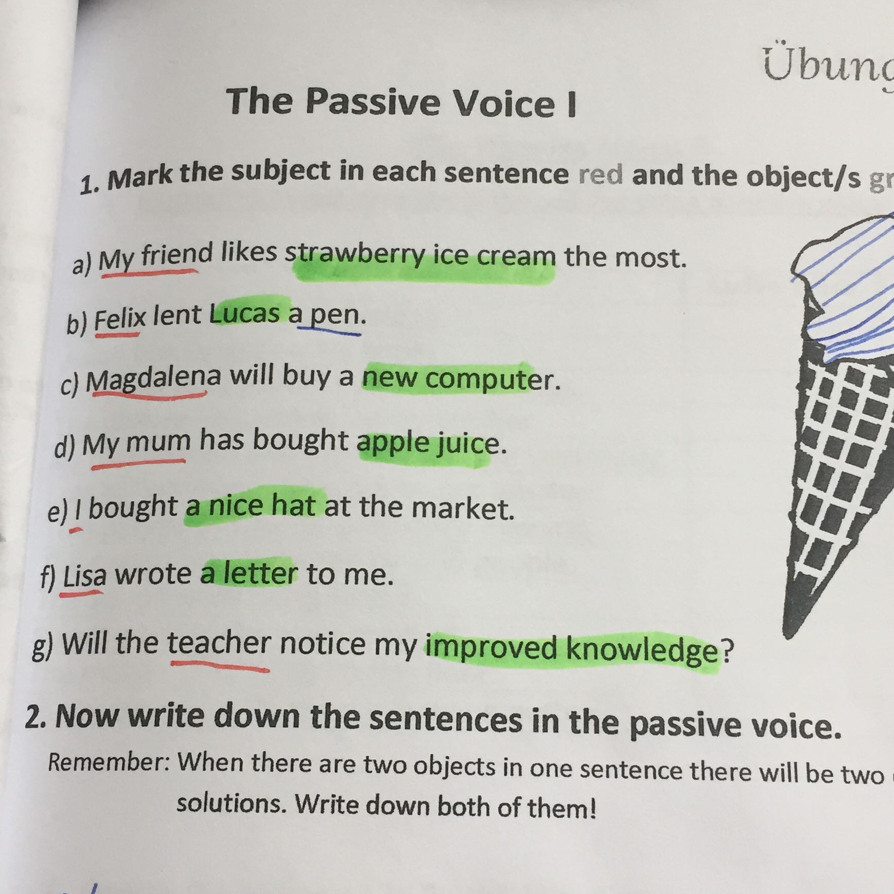 Passiv voice englisch erklärt? (Schule, Lernen, Erklärung)