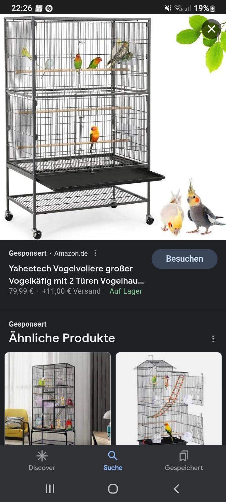 Wellensittich Kfig Fr 2 Vgel