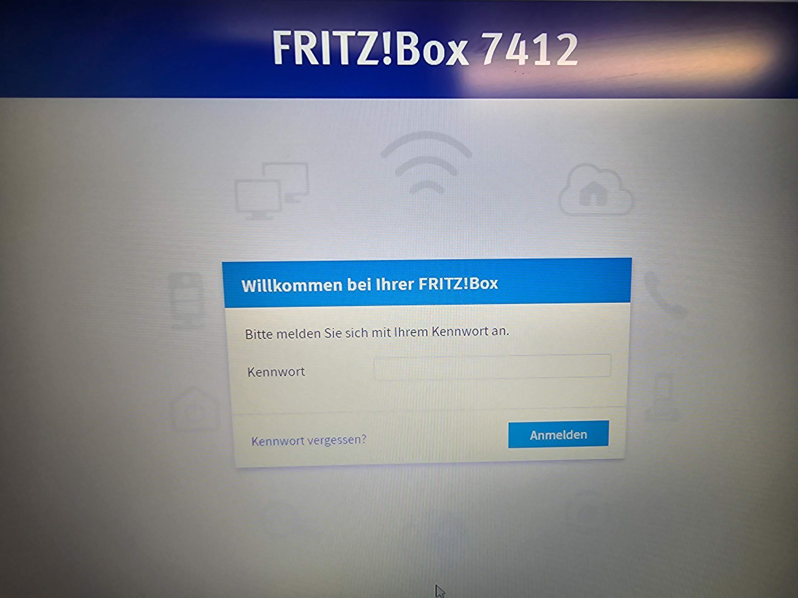 Passwort vergessen, reset der fritzbox funktioniert nicht?