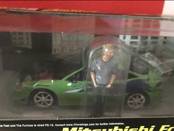 Paul Walker Figur Mit Auto Wertvoll Movie Erinnerung Sammler