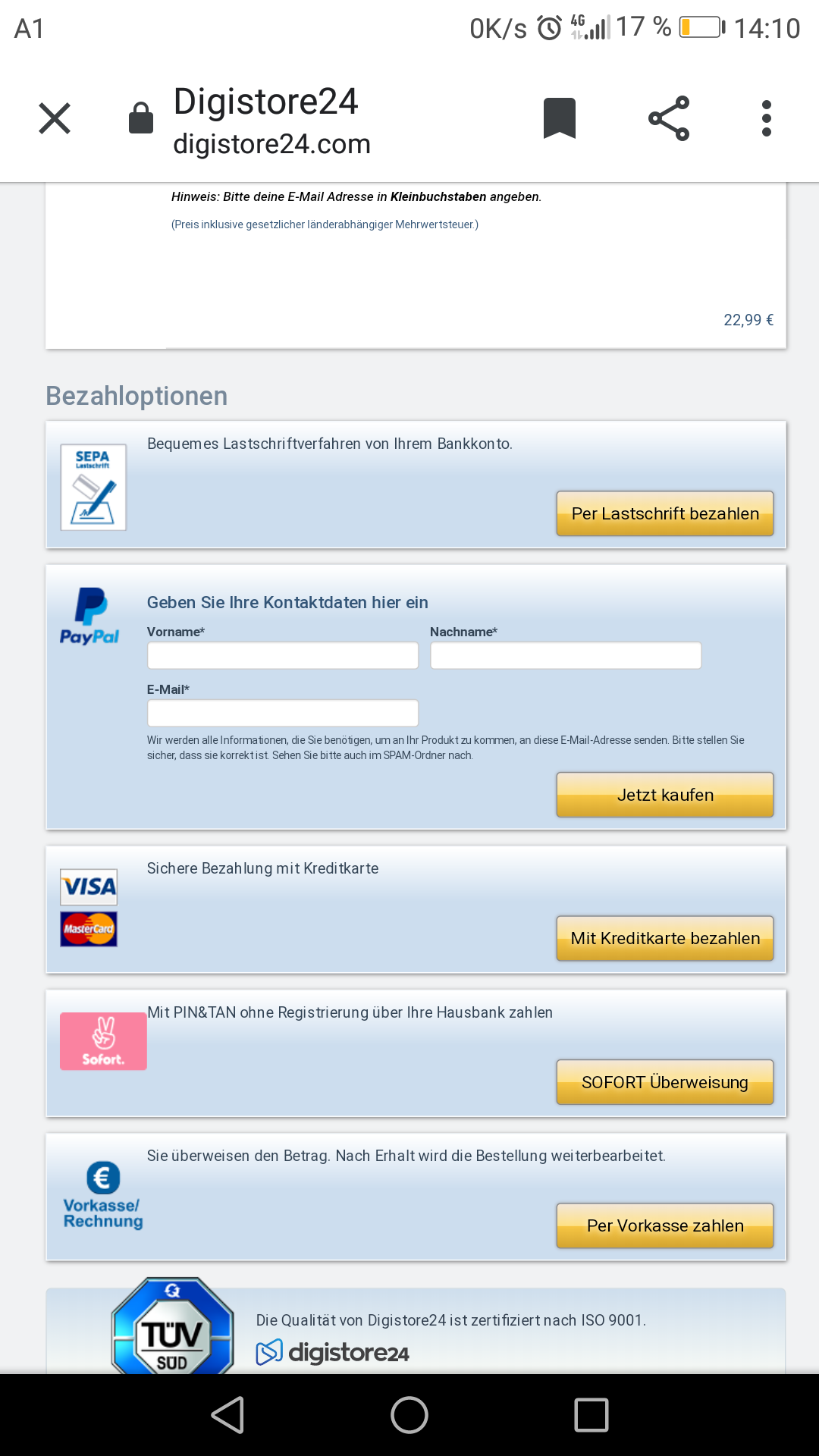 Paypal Geld