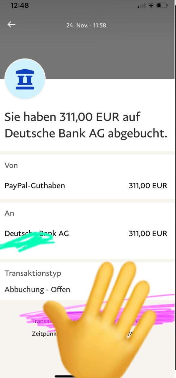 PayPal Abbuchung? (Geld, Bank, Überweisung)