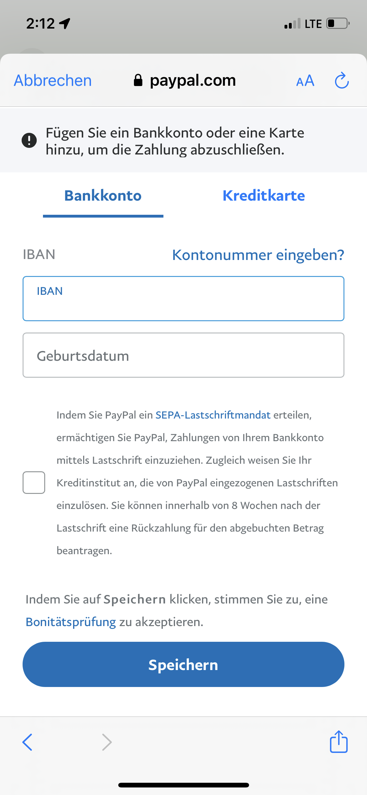 Paypal geht nicht (ebay) käufe? Geld, Kleinanzeigen)