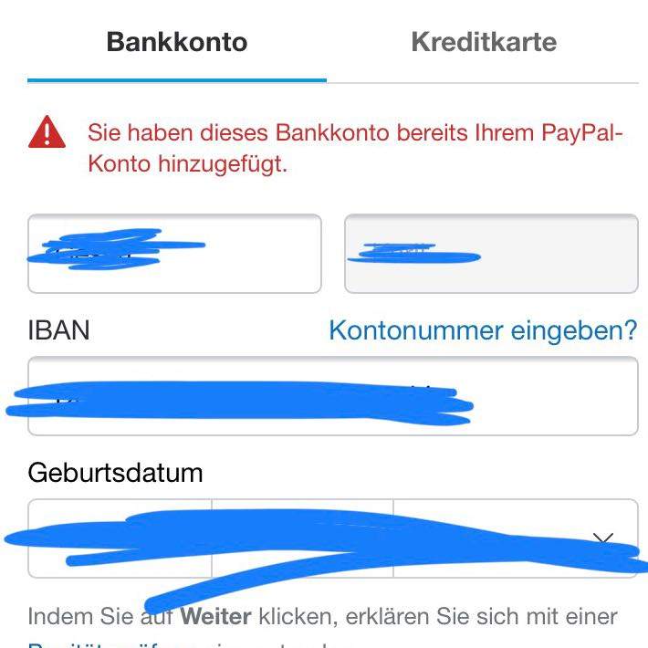 Paypal Konto, kann kein Geld einzahlen so wie ich nicht auf tipico Geld einzahlen kann